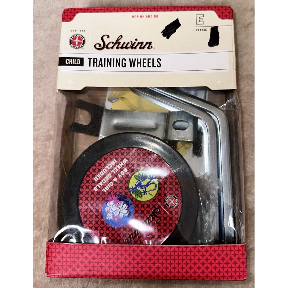 Schwinn Child Training Wheels E Boy Girl Fits most bicycles Easy Assembly 12-20"